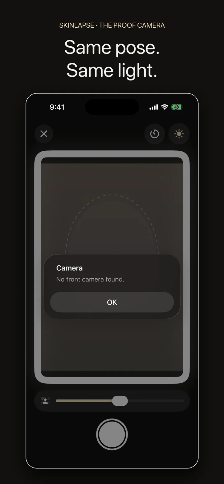 Ghost overlay + glow frame